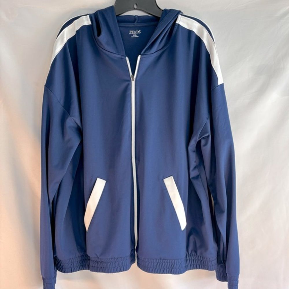 ZELOS Long sleeve, jacket, solid, navy, blueSize … - image 1