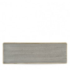Churchill STONECAST Tasting Tray Peppercorn Grey Platte Porzellan 32,3x10,5 cm
