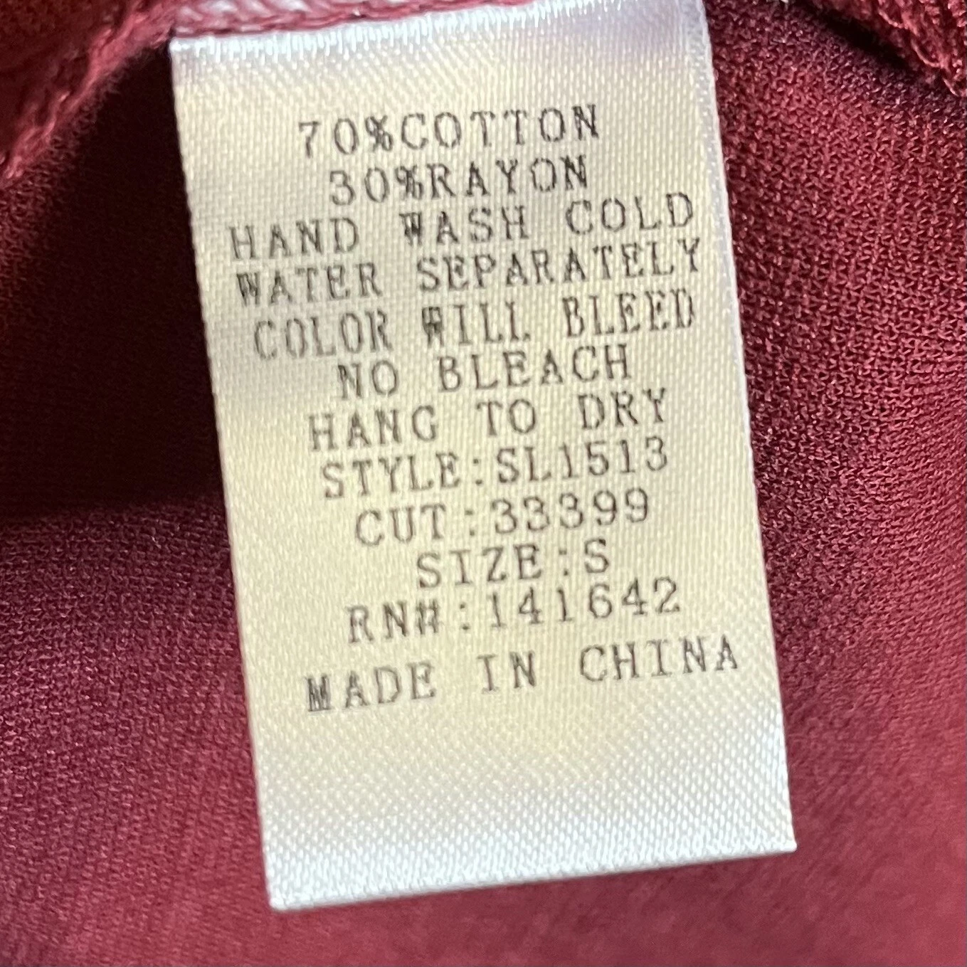 Abito A line Lei+ Rosso Cielo Romantico San Valentino con maniche a volant Taglia S Nuovo con etichette