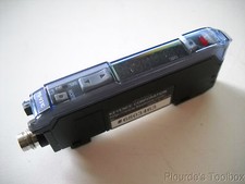 Used Keyence Fiber Optic Sensor Amplifier, NPN, M8 Connector, FS-V31C