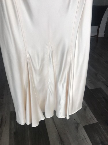 NWT Black Label DONNA KARAN CREAM 100% SILK SKIRT Size 12 - Picture 10 of 11
