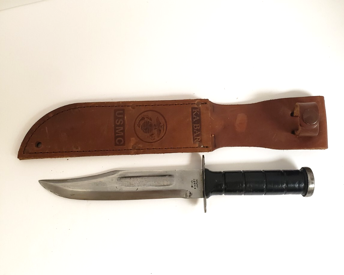 VINTAGE PIC, 10997, JAPAN, FIGHTING COMBAT KNIFE w/ KA-BAR USMC