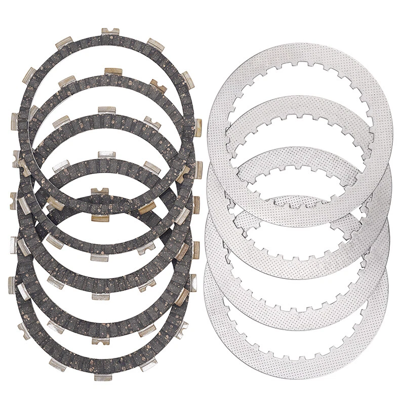 Kit de 9 placas de embrague de acero de fricción para Kawasaki Ninja 250R EX250 2008-2012 Foto 4 de 4