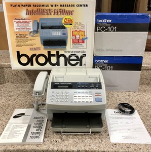 Brother  IntelliFAX Fax, Phone, Copier, Answering machine Tested & 2 Cartridges