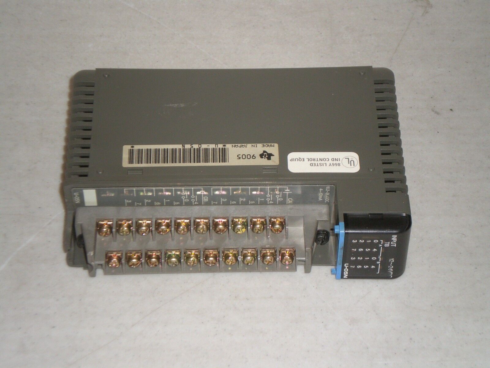 TI Texas Instruments U-05N PLC Input Unit 12-24 VDC U-O5N U05N Free Shipping!