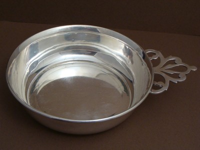 silver bowl for baby feeding
