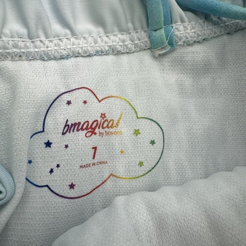 BMagical Btween Girls 2PC Swimsuit/Hat Size 7 Blue/green NEW Tags UPF 50+ - Picture 8 of 8