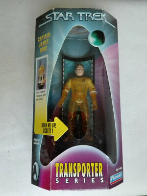 5'' STAR TREK PLAYMATES TOS CAPTAIN JAMES T. KIRK Transporter BEAM Serie *** OVP