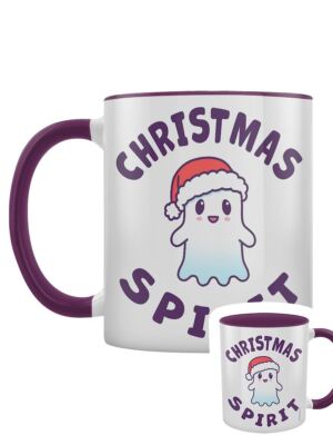 Christmas Spirit lila innen zweifarbig Becher