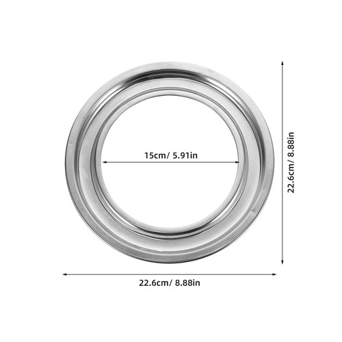 Stove Burner Drip Pans For Electric Stove Top Round Gas Stove Drip Pan Burner - 第 2/12 張圖片