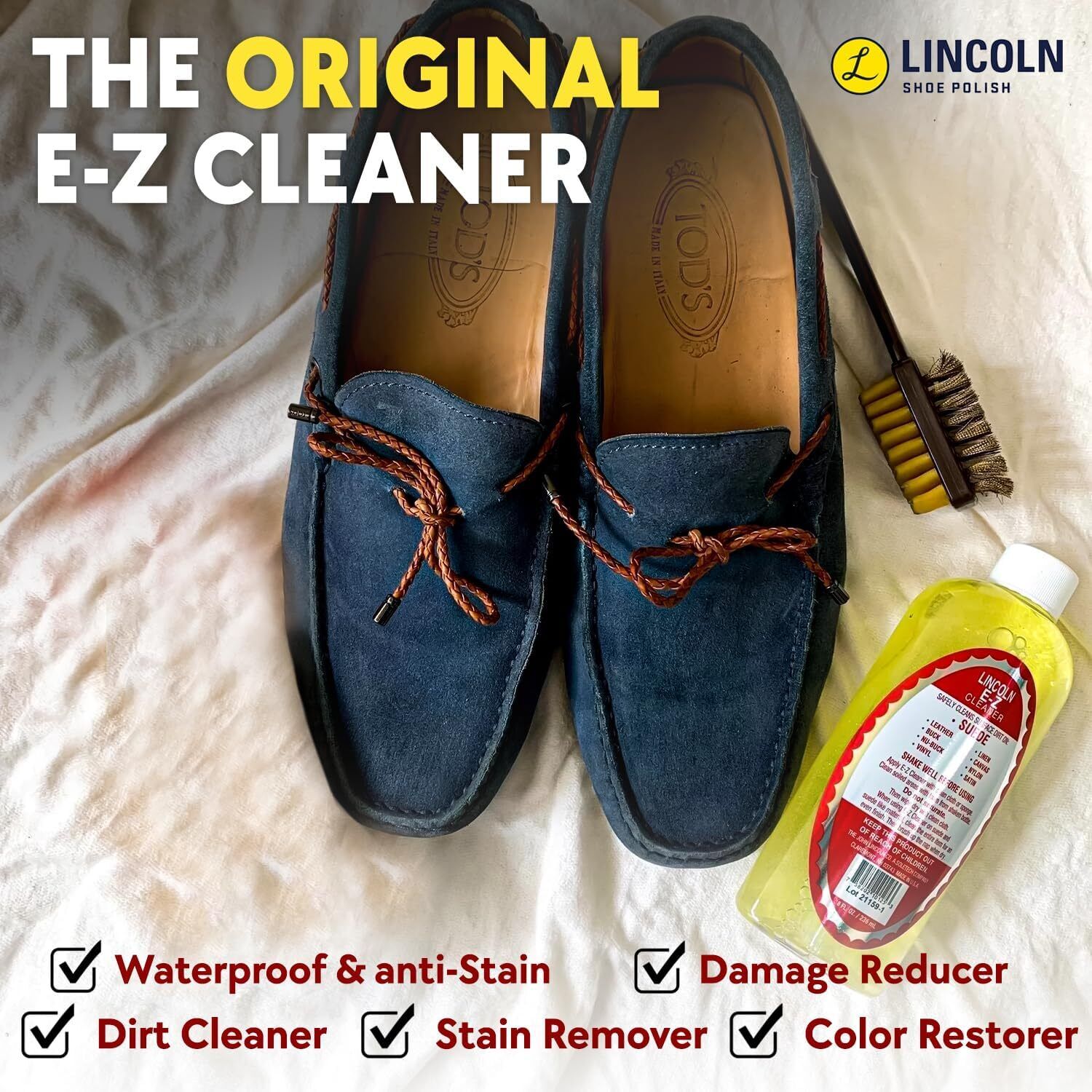Lincoln E-Z Cleaner -The Original All-Purpose Cleaner for Leather ...