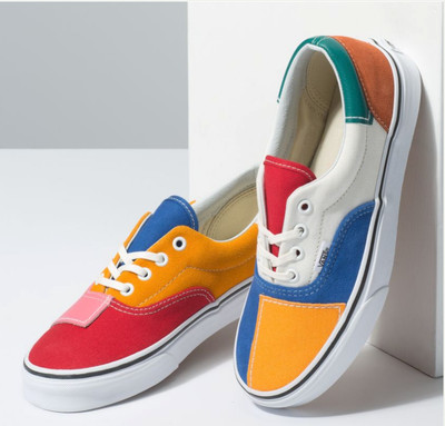 vans era patchwork trainers