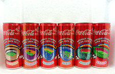 Coca-Cola UEFA EURO 2012 Empty Cans Poland & Ukraine Collectible 250ml Set of 6