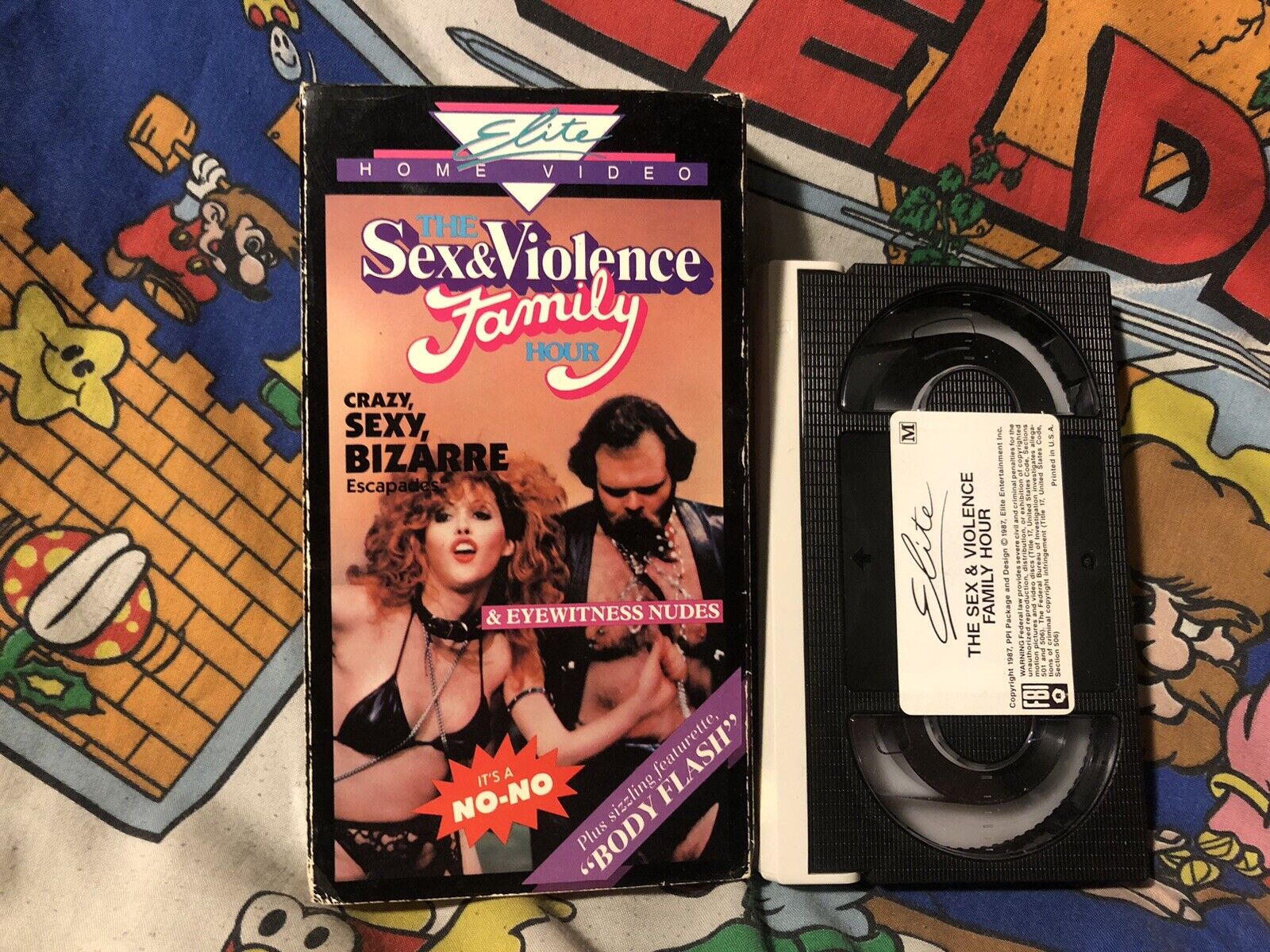 Betamax The Sex andamp; Violence Family Hour Jim Carrey 1983 1986 Elite Entertainment eBay pic