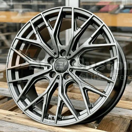 19 Zoll W37 Alufelgen 8,5x19 5x108 ET40 in dunkelgrau für Ford - Bild 5 von 8