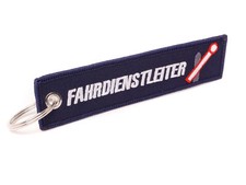 Schl&uuml;sselanh&auml;nger &bull; FAHRDIENSTLEITER &bull; Blau mit Signal &bull; Deutscher H&auml;ndler