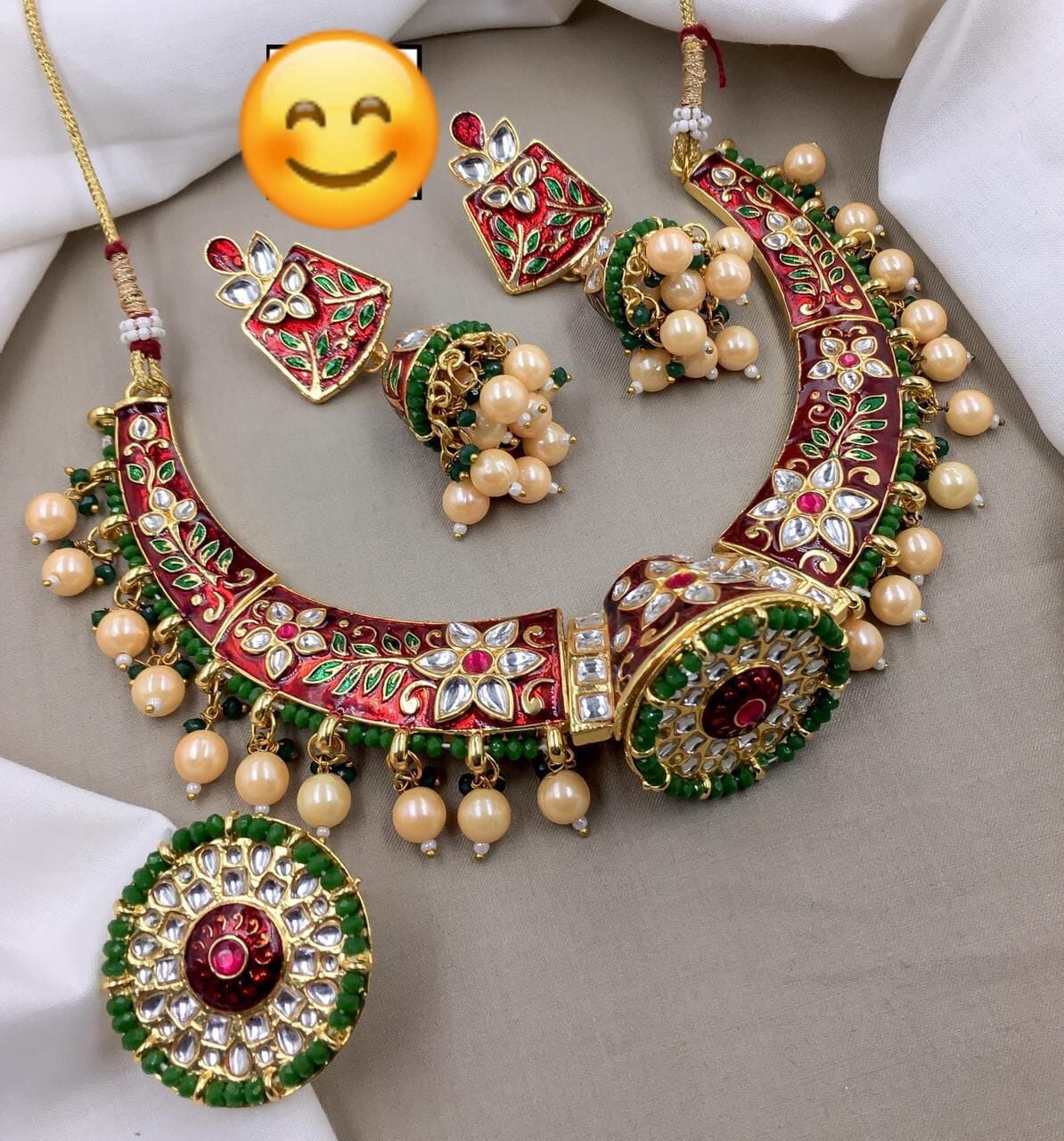rajputi jewellery set