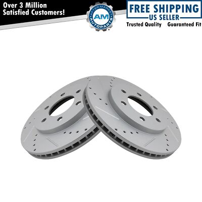 Front Brake Rotors Set For 2003-2006 Ford Expedition Lincoln Navigator
