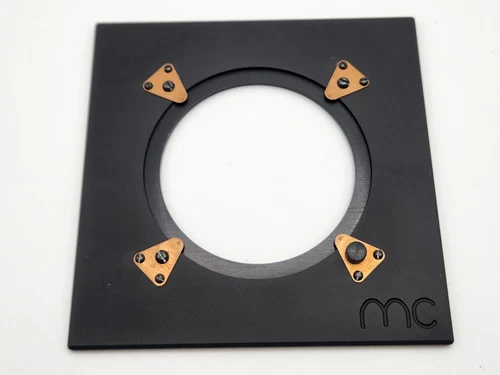Rare MC Photographic Lens Board Bayonet System 140mmx140mm Sinar Horseman Linhof