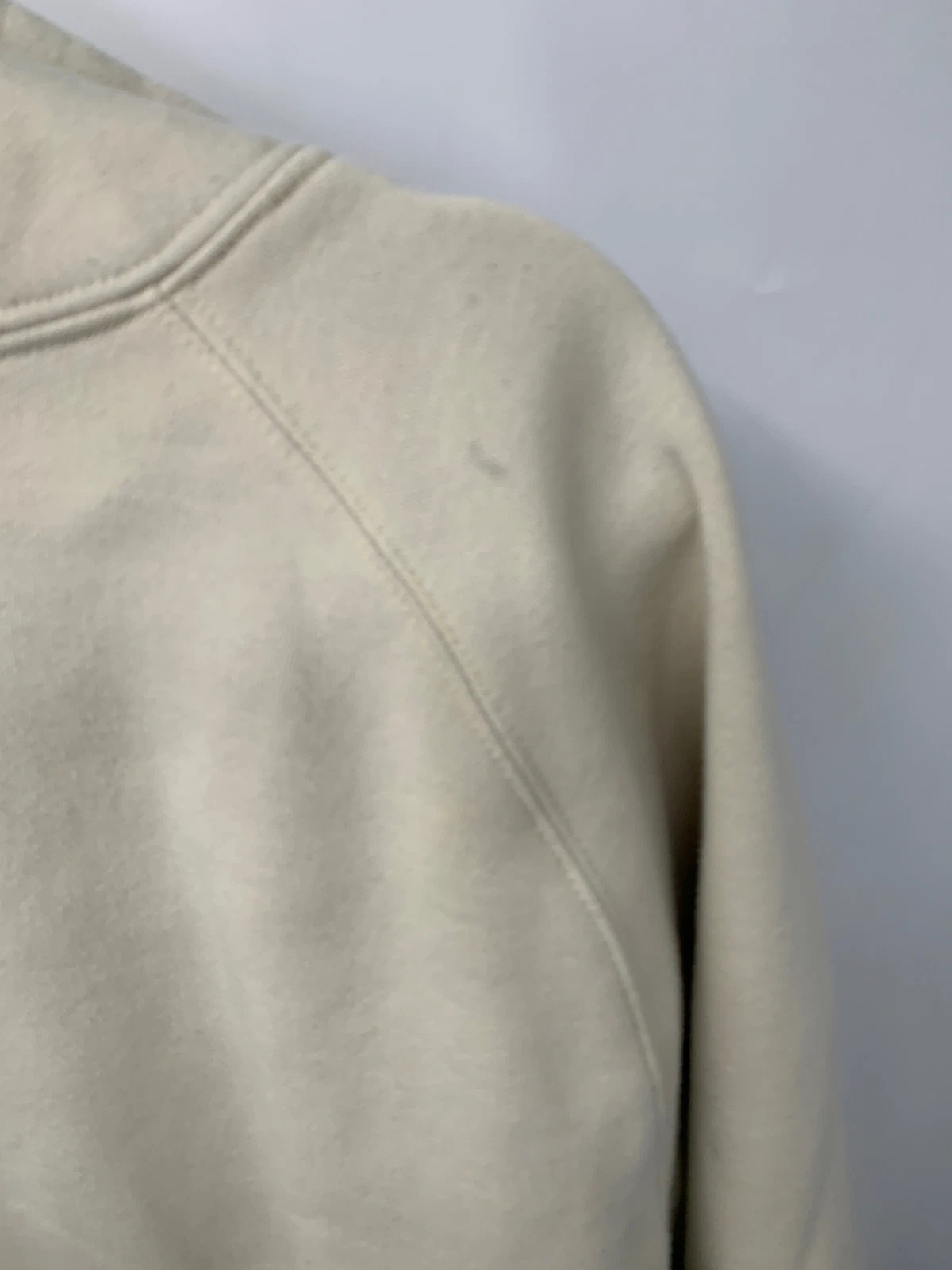 Felpa con cappuccio uomo Essentials Fear of God bianco sporco pull over taglia L