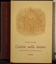 CIVILTA NELLE LETTERE. VOL 1. GIUSEPPE PETRONIO. PALUMBO.