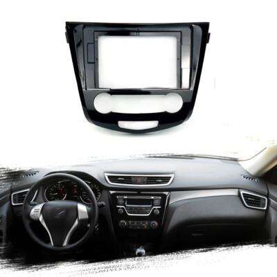 Car Fascia Stereo Radio Bezel Panel Frame Trim For Nissan X-TRAIL QASHQAI 2014