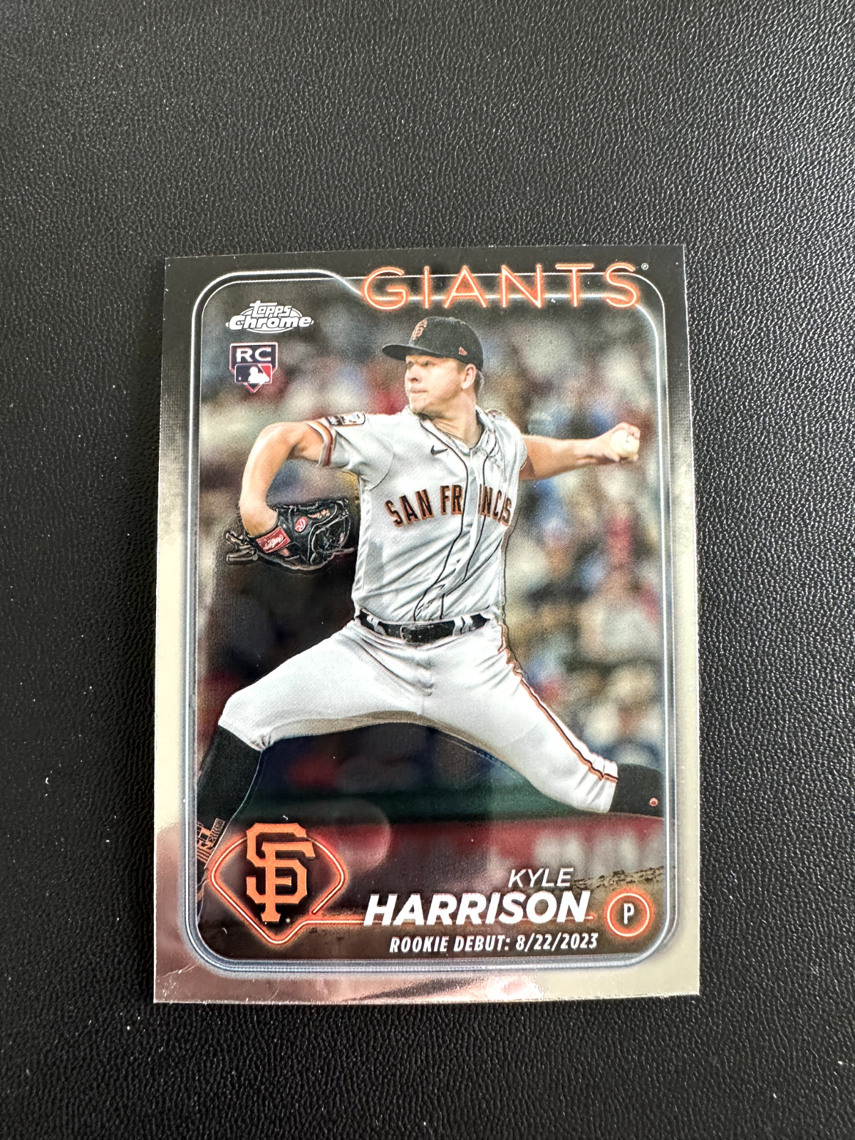 2024 Topps Chrome Update Kyle Harrison Rookie Debut RC Refractor