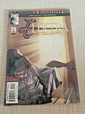 Elektra #10 July 2002 Marvel Comics GREG HORN COVER Marvel Knights SEXY