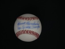 JOHNNY BLANCHARD SIGNED RAWLINGS PRO SIGNATURE SERIES BASEBALL 1961 WORLD CHAMPS
