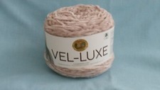 New 5.3oz cake LION BRAND Vel-Luxe Yarn Color Dusty Pink