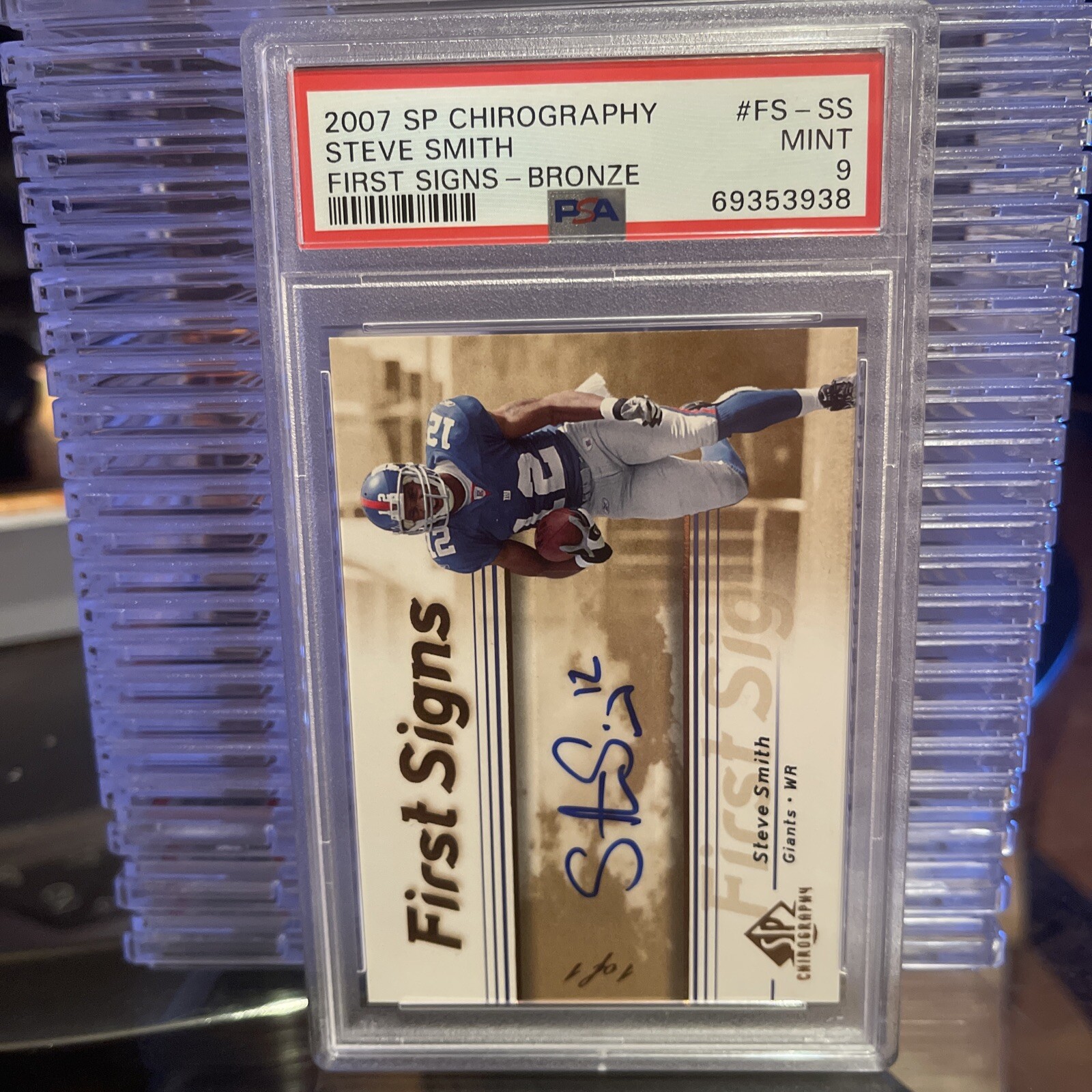 Steve Smith SP Chirography First Signs #FSSS Bronze 1/1