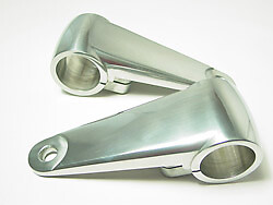 GB Cafe Headlight Bracket Set - 38mm.