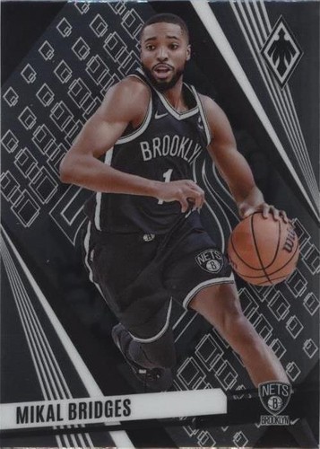 Mikal Bridges 2023-24 Hoops #7 City Edition Hyper Red #/99