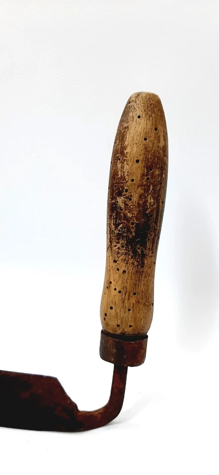 Antique Woodworking Drawknife with Wooden Handles (Rukan)(SKU2.4) - Image 4 of 4