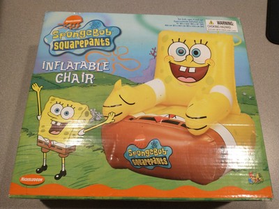 Brand New Details about / Vintage 2001 Spongebob Squarepants Kidz Kraze Inflatable Chair