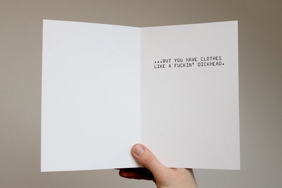 ¡Tarjeta Kenny Powers! "Cariño, te amo. Creo que eres una chica estupenda..." eb&d Foto 2 de 2