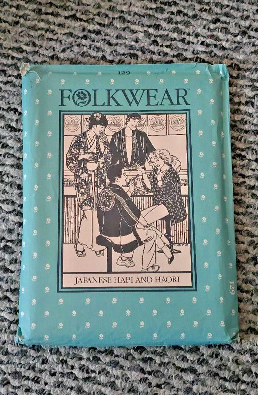 VINTAGE 1982 FOLKWEAR JAPANESE HAPI & HAORI SEWING PATTERN UNCUT #129
