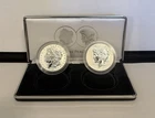 2024-S Reverse Proof Morgan And Peace Silver Dollar 2-Piece Set / OBG & COA