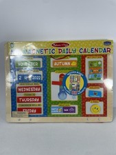 Melissa Doug My First Daily Magnetic Calendar, New Sealed