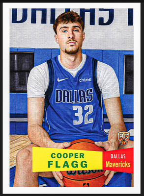 2026 Cooper Flagg Topps Living #11 Rookie RC Mavericks Duke