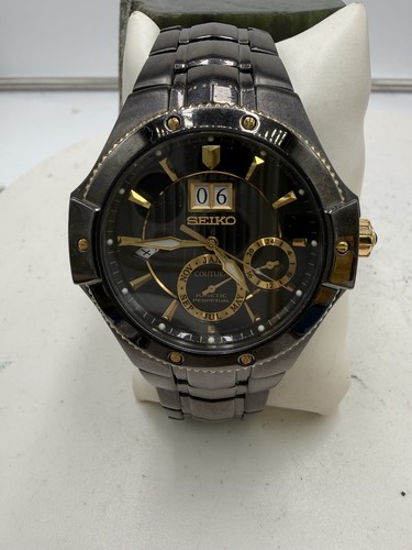 Coutura Kinetic Perpetual snp070 - Seiko Luxe Coutura wrist watch