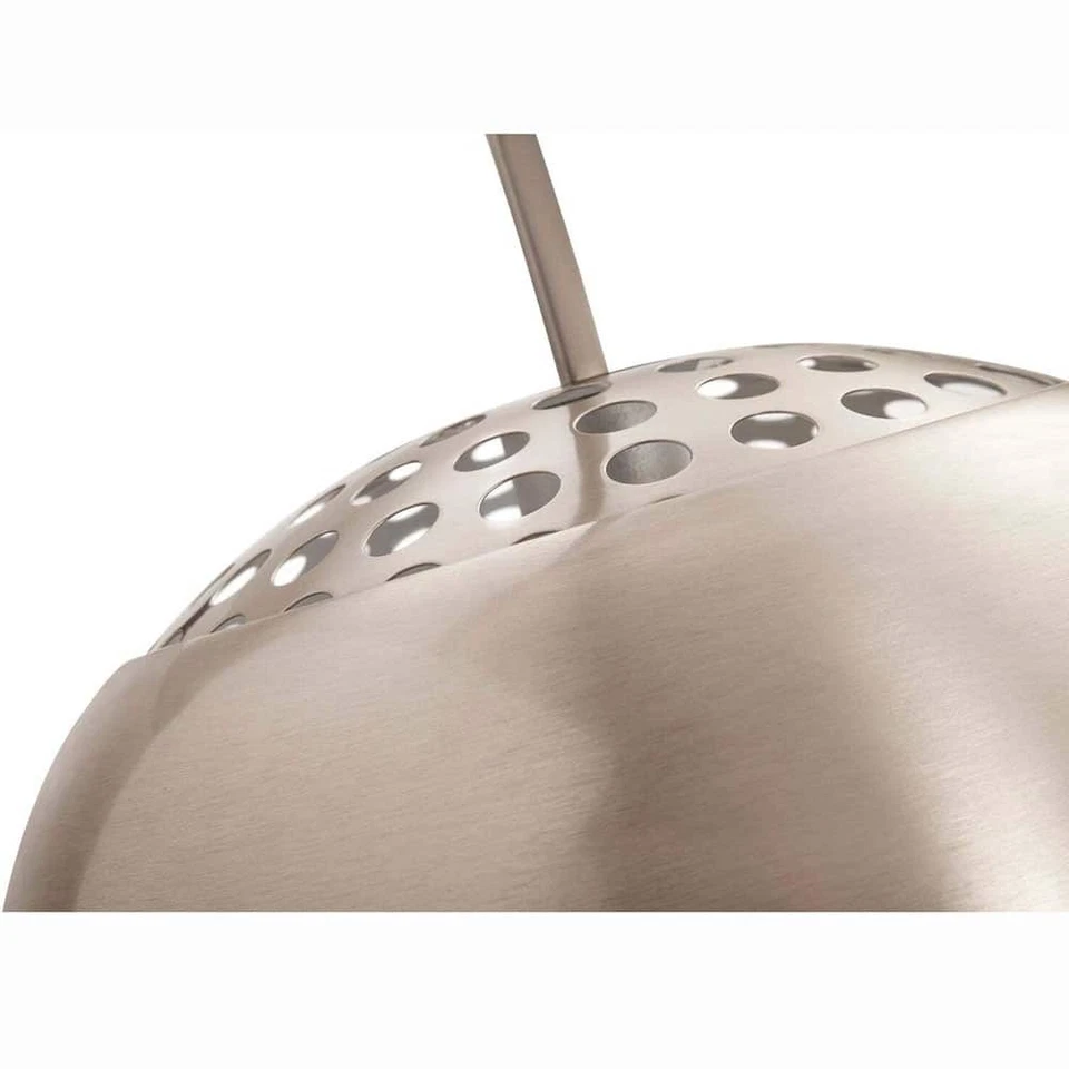 Arco Floor Lamp Castiglioni Replica Italian Marble Base Stainless Steel Stem - Image 3 of 4