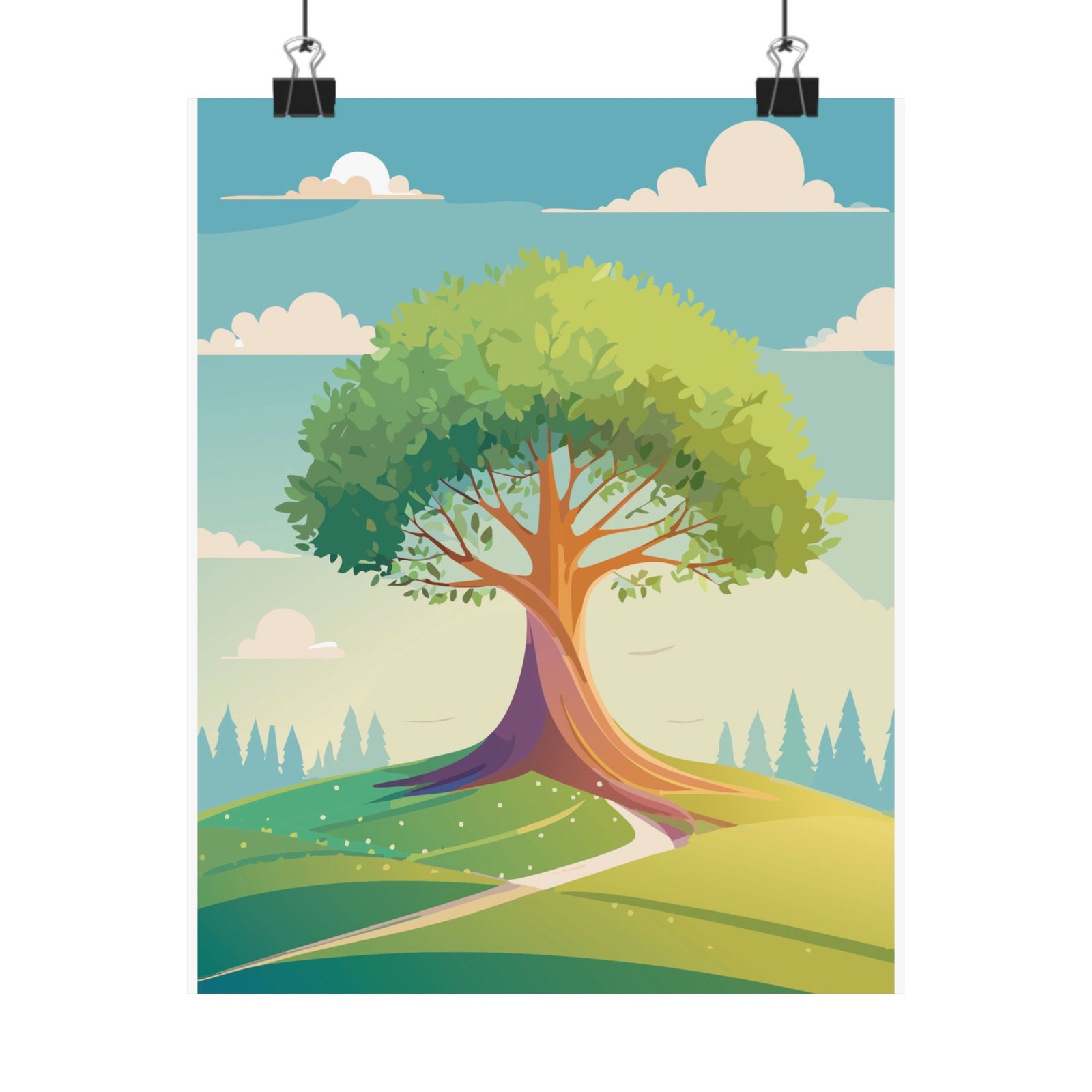 Nature-Themed Wall Art Print, Matte Vertical Posters, Home Decor, Gift For [...]