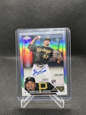 2023 Topps Chrome Update #RA-YDS Yerry De Los Santos Autographs Refractor #/499
