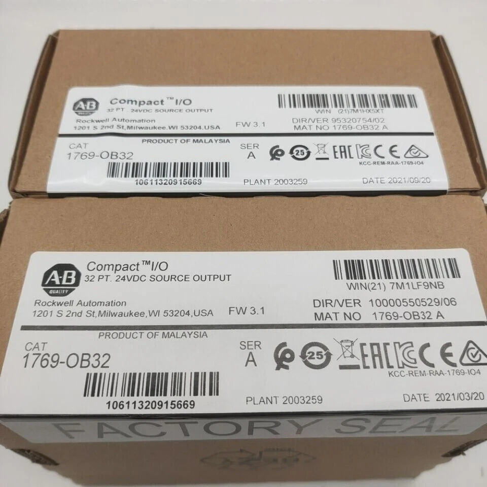 New Factory Sealed 1769-OB32 SER A CompactLogix 32 Pt 24VDC Module US Free Tax - Image 2 of 4