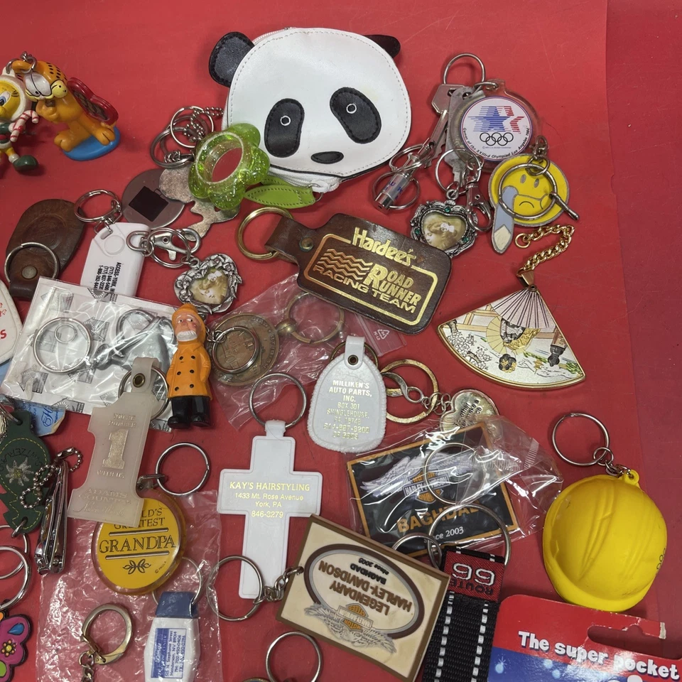 Huge keychains lot Keyrings Fobs Backpack Charms Purse Handbag Pendants. #14 - Image 4 of 4