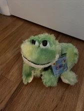 WEBKINZ Tie Dye Frog Stuffed Animal Plush Ganz 12" Unopened Adoption CODE NWT