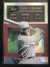 2022 Panini Three and Two Full Count Holo Foil 8/50 Rogers Hornsby #FC-4 HOF