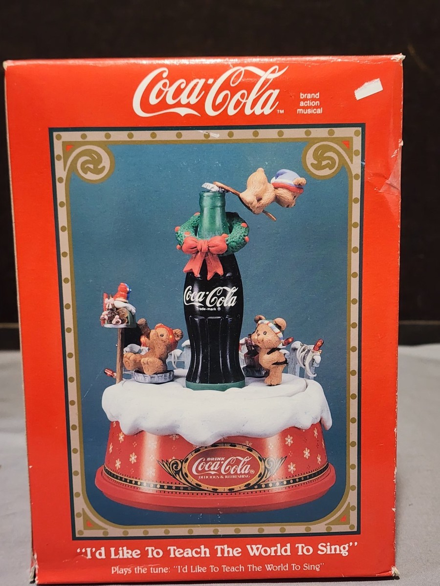 NEW Enesco Coca Cola Music Box 