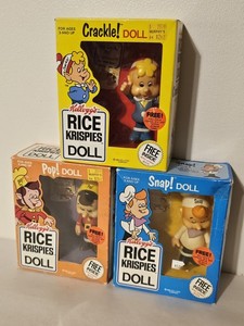 即決 1970s Kellogg Pop! Sanp! Crackle! 全3種セット オリジナル